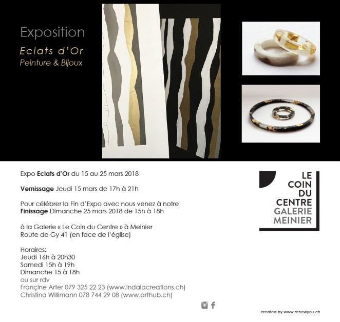 EXPOSITION ECLATS D’OR